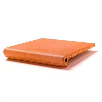 Trappeklinker Skånsk Natural Terracotta Klinker Runde Orange Matt 33x33 cm-2